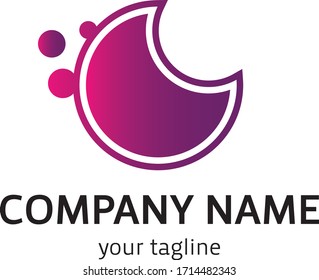 Dots Letter C Logo. C Letter Design Vector with Dots