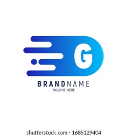 Dots Letter G Logo. Vektorillustration des Briefentwurfs mit Punkten. Logo-Vorlage für Buchstaben. Farbige Vektorillustration. Vorlage für das Design des ersten Logos mit minimalem Zeilenaufdruck. Vektorillustration-Logo-Illustration
