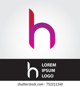 Dots Letter H Logo. H Letter Design Vector with Dots.