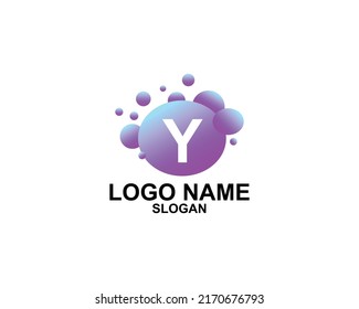 Dots Letter Logo.Letter Design Vector