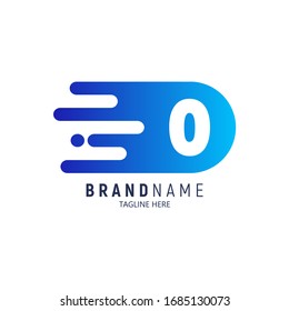 Dots Letter O Logo. Letter Design Vector with Dots. Letter logo template. Gradient color vector. Minimal Line Letter Initial Logo Design Template. Vector Logo Illustration