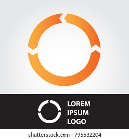 Dots Letter O Logo. O Letter Design Vector with Dots.