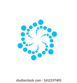 dots Logo Design Moderne Vorlage
