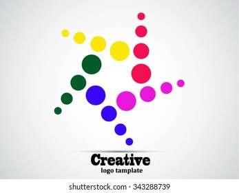 Dots logo. Dot logo. Point logo. Points logo. Star logo. Dotted logo. Circle logo. Sun logo