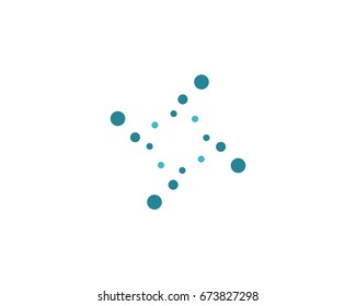 Dots logo template I