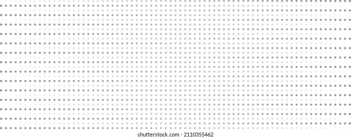 Pone fondo largo. Elemento de diseño de puntos polka. Efecto óptico. Ilustración vectorial.
