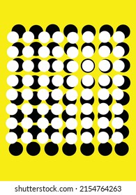 Dots modern pattern. Geometric pattern swatch vector illustration.