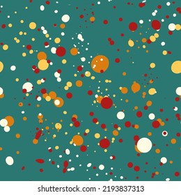 Dots in modern style on light background. Light seamless pattern. Creative vector illustration.