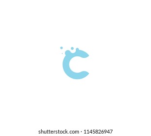 Dots Monogram Letter C Logo Design