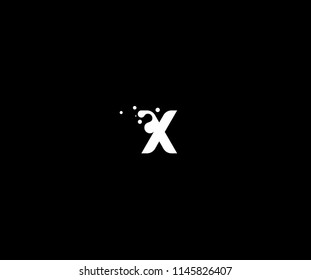 Dots Monogram Letter X Logo Design