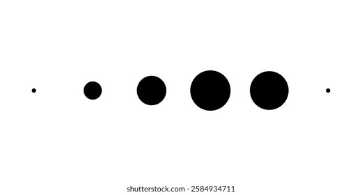 dots more menu black web illustration isolated on white background. Vector icon in flat style. vector ilustration. eps 10