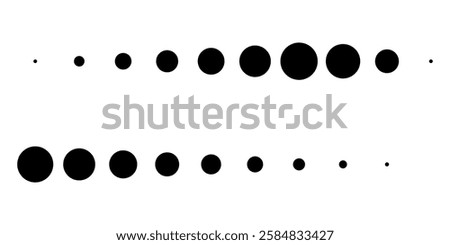 dots more menu black web illustration isolated on white background. Vector icon in flat style.