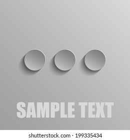 Dots on a gray background