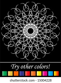 dots of ornamental design