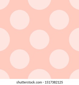 Dots. Pale pink color. Vector seamless pattern
