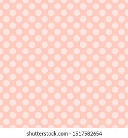 Dots. Pale pink color. Vector seamless pattern