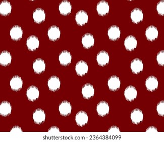 dots pattern christmas surface design vector. white dots on red background. dots patterns for wrapping paper, packaging, scrapbooking, fabric and other decorative.
