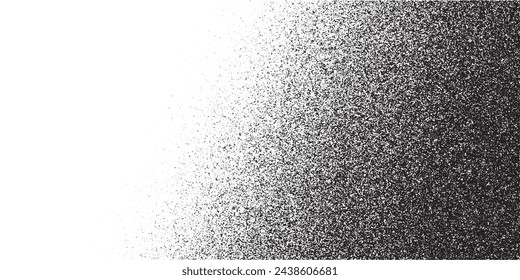 Dots pattern, dots geometric background. Stippling, drawing dots, shading using dots. Pixel disintegration, random halftone effect. Noise grain texture
