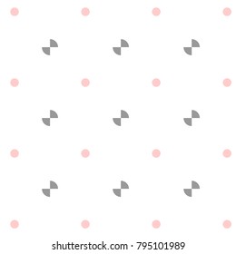 dots pattern on white background, vector