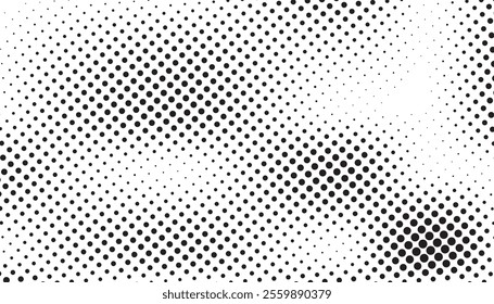 Dots pattern in pop art style. abstract halftone texture white background in geometric style. halftone twisted grunge pattern design. distressed dotted gradient halftone background