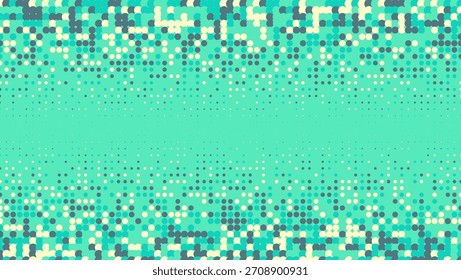 Dots Pattern. Summer Art In Minimal Design. Young Hipster Design On Annual Page. Colorfull Flyer. Minimalist Graphic Background. Geometric 1980 Poster. Trendy Dots Pattern