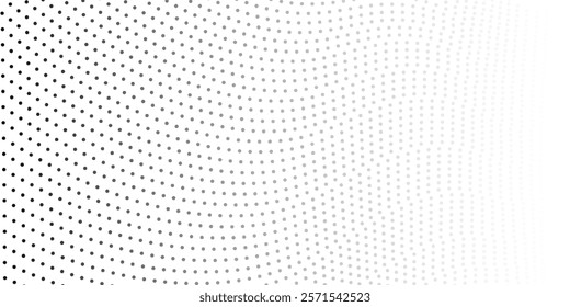 Dots pattern vector. Polka dot background. Monochrome polka dots abstract background. Dot pattern print. Panorama view. modern	
