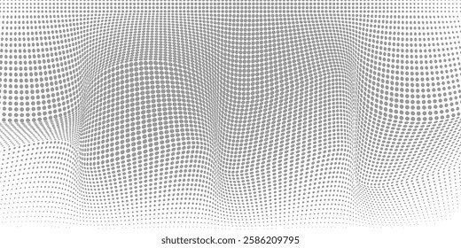 Dots pattern vector. Polka dot background. Monochrome polka dots abstract background. Dot pattern print. Panorama view. modern