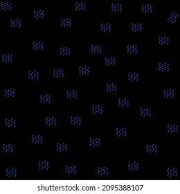 Dots pattern,geometric illustration dot on a black background.