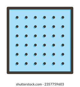 Dots Per Inch Vector Thick Line Filled Colors Icon For Personal And Commercial Use.
