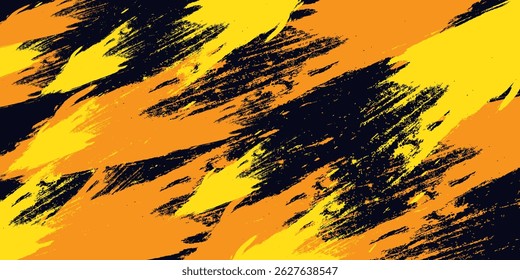 Dots pop art comics sport style vector illustration. Dots halftone yellow and black color pattern gradient grunge texture background.