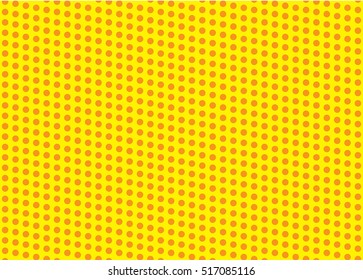 Dots seamless pattern, background. Retro pop art style. Vector illustration