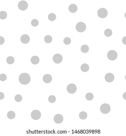 Dots seamless pattern, circles background texture.