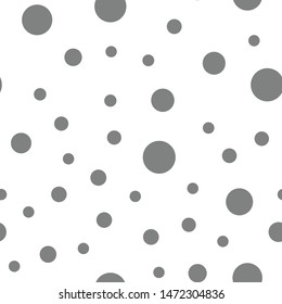 Dots seamless pattern, circles background texture.