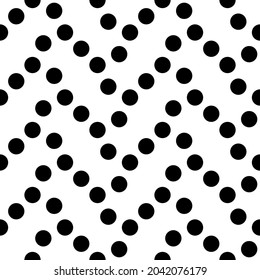 Dots seamless pattern. Circles ornament. Dot shapes motif. Circle forms backdrop. Dotted wallpaper. Rounds background. Digital paper, textile print, web design, abstract image. Vector illustration.