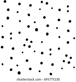 Dots seamless pattern. Repeating abstract background with circles. white color background. 