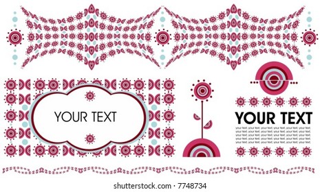 Dots set. Vector design elements.
 To see similar design elements, please VISIT MY GALLERY.