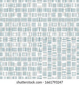 Puntos y formas flotando y dispersos al azar en un hermoso patrón de diseño repetido
