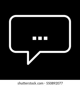 dots speech bubbles.