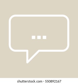 dots speech bubbles.