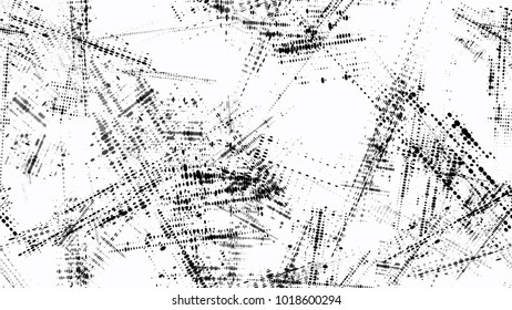 Dots and Spots of Halftone Grunge Background. Retro Spotted Seamless Pattern. Scatter Style Texture. Noise Fashion Print Design Pattern.