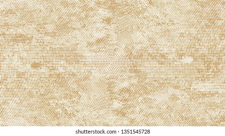 Dots and Spots of Halftone Grunge Background. Cartoon Vintage Pattern. Polka Dots Style Texture. Beige Noise Fashion Print Design Pattern.