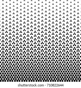 dots triangle halftone background