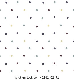 Puntos y triángulos al estilo escandinavo. Patrón sin foco. Fondo retro blanco y colorido. Elementos caóticos. La textura de una forma geométrica abstracta.