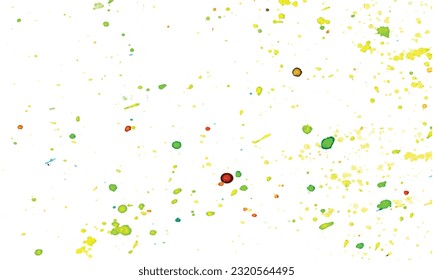 Dots watercolor background design, Colorful confetti celebratory design. Watercolor rainbow background