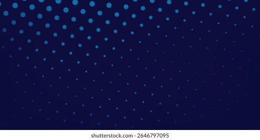 Dots wavy halftone background blue . Dot black pop art sport style vector modern simple good