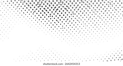 Pontos branco e preto papel de parede de areia. Fundo retro pixelizado. Modelo texturizado de design gráfico vetorial moderno