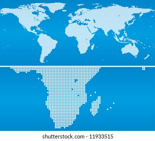 dots word map