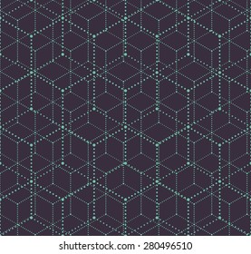 Dotted 3D square background Background image of dotted 3D square repeat pattern. 