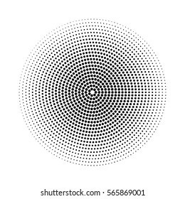 Dotted Abstract Background - Black Circles