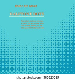 Dotted abstract background for design presentations and reports. Vector illustration.